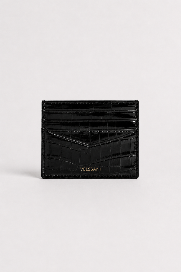 Black Portofino Card Holder