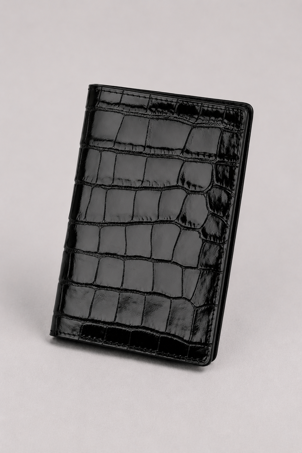 Black Portofino Passport Holder