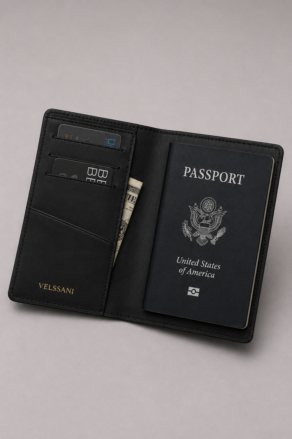 Burgundy Portofino Passport Holder