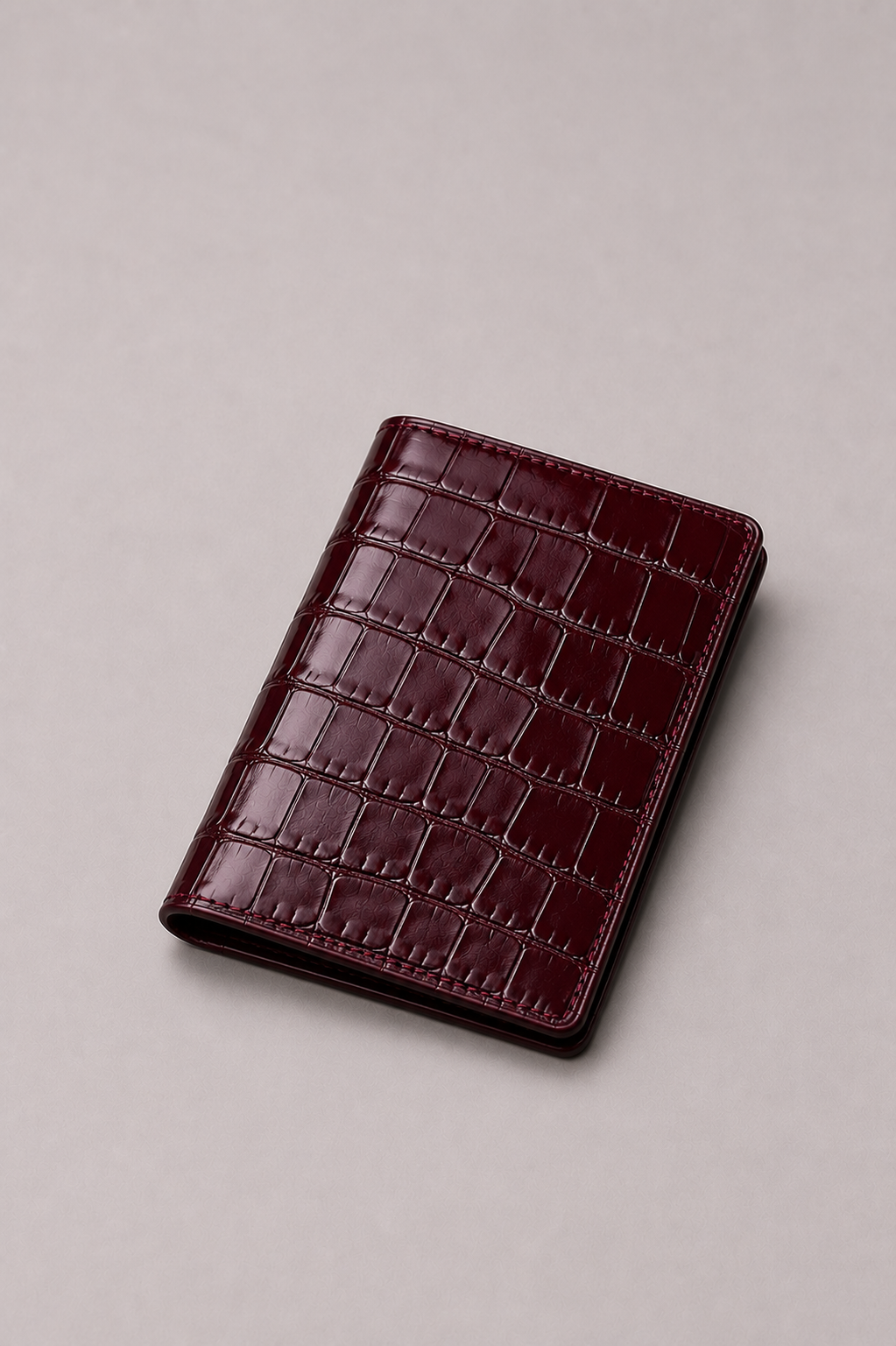 Burgundy Portofino Passport Holder