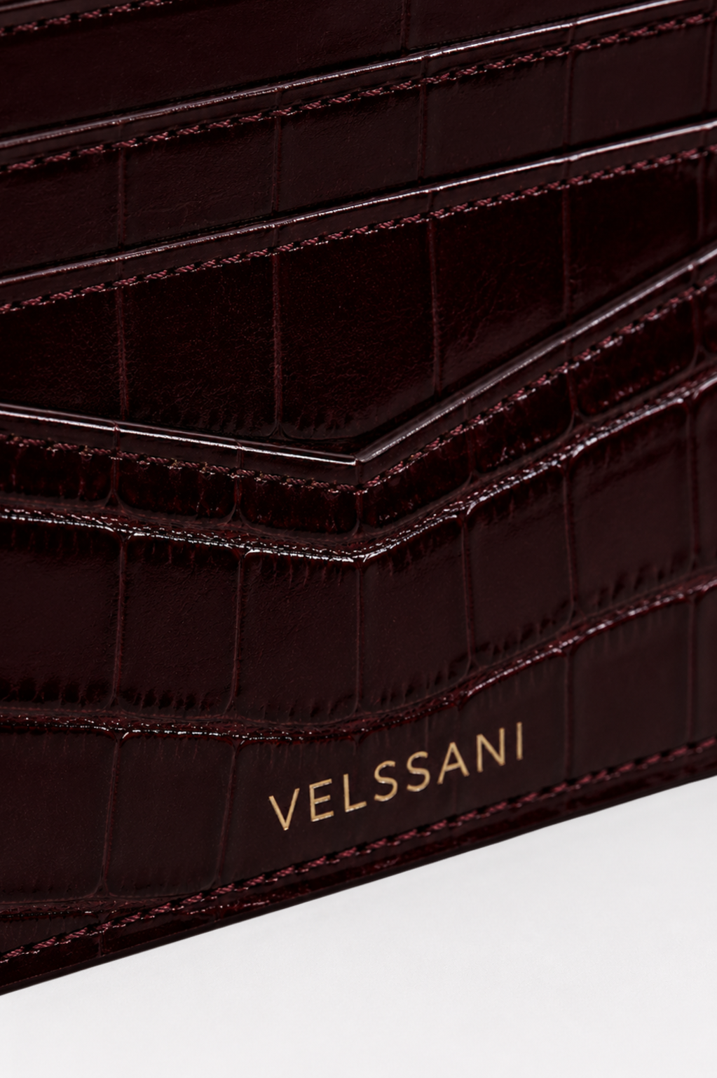 Burgundy Portofino Card Holder