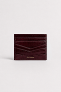 Burgundy Portofino Card Holder